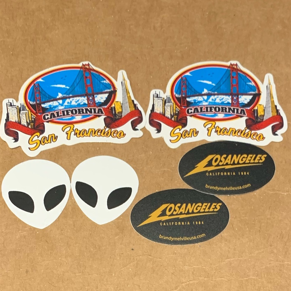 🔥 6 Brandy Melville Stickers